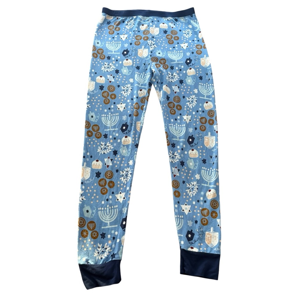 Little Sleepies Kids Pajama Pants Hannukah Lights Size 16
